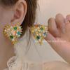 Aretes Antiguos Exquisitos de Alta Calidad Fiesta de Noche Aretes Exagerados de Lujo Ligero Diarios Combinan con Todo Aretes Elegantes Venta al por Mayor para Mujeres
