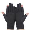 Nuevos Guantes de Presión de Fibra de Cobre del Fabricante con Dos Dedos Expuestos para Calidez al Aire Libre, Conducción Antideslizante, Fitness, Deportes y Ciclismo