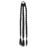 Peluca Trenza Chica Dulce Cool Trenza Natural Femenina Espiga Cola de Caballo Trenza de Boxeadora Cordones Chica Caliente Trenza Sucia