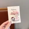Novo Estilo Coreano Grampo Bico de Pato de Personagem de Desenho Animado Infantil para Meninas Grampo de Cabelo Balinha de Gelatina Grampo Lateral Grampo Amarrado à Mão