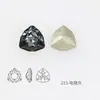 Cristales Dongzhou Triangulares 7mm Coloridos con Base Puntiaguda para Uñas Rhinestones Pequeña Cabeza de Tigre Forma Triangular Rhinestones Accesorios para Uñas DIY