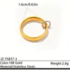 Moda Europea y Americana Anillo de Acero de Titanio Personalidad Acero Inoxidable de Alta Gama Anillo Liso Apilable Anillo para el Dedo Joyería Anillos Transfronterizos