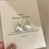 Aretes de Metal Esmaltado Coloridos Estilo Coreano de Lunares Cepillados Geométricos Forma de Gota Accesorios para Orejas Dopamina Clavijas de Plata