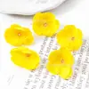 Estilo Ins Flor de Ameixeira Fresca Flor Artificial Cabeça Feita à Mão Material DIY Cabeça de Flor para Penteado Adorno de Cabelo Guirlanda Pacote de Dor Decoração de Beleza