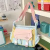 Bolsa pequena transfronteiriça estilo coreano, versátil para o verão, nova bolsa transversal fofa para meninas 2026, alto valor estético, bolsa tote fresca e estilosa