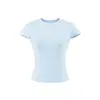 Camiseta Casual Estilo Americano 2026 Novo Modelo, Corte Slim, Esportiva, Solta, Elástica, Confortável, Gola Redonda, Manga Curta Camada Base Top