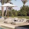 Cama de Salón Exterior para Ocio en el Patio, Silla Perezosa de Alta Gama Tejida con Cuerda para Clubes al Aire Libre, Casas de Huéspedes, Villas, Piscinas y Tumbonas de Playa