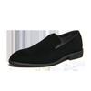 Sapatos Casuais de Couro Plus Size Transfronteiriços Masculinos Estilo Coreano Slip-on Fosco Sapatos de Couro Estilo Britânico