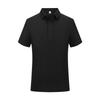 Camisa cultural de lapela de verão masculina e feminina, manga curta, camisa POLO personalizada, roupa de trabalho, logotipo bordado, atacado transfronteiriço, roupa de trabalho