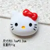 Accesorios de Resina de Cabeza de Gato Kt de Dibujos Animados Lindo Moño DIY Pegamento de Crema Funda de Teléfono Accesorios para el Cabello Pegatinas para Refrigerador