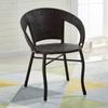 Silla de Comedor de Ratán Silla de Respaldo para el Hogar Silla de Restaurante Habitación de Alquiler Dormitorio Silla de Ratán Mesa y Silla de Comedor para Restaurante Taburete de Exterior