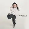 Ropa para niños Nuo Mi Wanzi, pantalones de chándal para niñas, estilo otoño/invierno, pantalones tipo harén casuales, pantalones jogger deportivos, pantalones largos versátiles