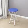 Suministro Directo de Fábrica Silla Plegable Silla de Comedor para el Hogar Silla Sencilla Silla de Ocio con Respaldo Taburete Silla Taburete Redondo Portátil para Adultos
