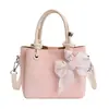 Bolsa de Palha Fresca e Simples Estilo Coreano, Nova Bolsa de Ombro Niche Doce e Gentil, Bolsa Transversal Estilosa