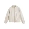 Roupas Vintage 2025 Outono Novo Retrô Japonês Simples Casual Cor Sólida Gola Alta Cardigan Moletom Jaqueta Unissex
