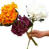 Fabricante Venta al por Mayor Exportación Hortensia Artificial Individual 96 Piezas Boda Decoración del Hogar Arreglo Floral Hortensia Europea