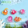 Nuevos adornos de resina de serie tropical de animales marinos al por mayor DIY para cuerda de pelo casera, accesorios para el cabello, funda de teléfono, pegatinas para refrigerador