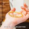Pulsera Pu Zuoqiang Conservación de Color Oro Brillante 24K Diamante Burbuja Pulsera Pulsera Ocho Corazones Ocho Flechas Zirconia Pulsera Pulsera de Moda para Mujer