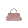 Bolso texturizado elegante y sencillo, nuevo bolso de hombro y bandolera de moda 2026, bolso pequeño cuadrado vintage, bolso popular para mujer este año