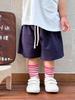 Shorts Infantis Verão Finos Três Cores Casuais Calças de Cinco Comprimentos para Meninos e Meninas Calças de Comprimento Médio para Bebês Classe A Algodão Puro Versátil