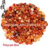 Enfeites de cascalho de ágata multicoloridos arredondados atacado fundo decorativo detritos vermelho amarelo azul verde ágata branca bonsai yoga pedra