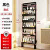 Estante perforado multicapa para baño, esquinero detrás de la puerta, estante de almacenamiento, no requiere taladro, organizador de zapatillas y mopa