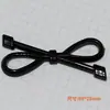 Atacado Venda Quente Dopamina Buraco Preto Sapatos Laço Acessórios de Cabelo Sapatos e Chapéus Roupas DIY Capa de Celular Acessórios Decorativos