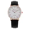 Reloj Minimalista Delgado de Cuarzo para Hombre, Reloj de Pulsera Analógico con Correa Clásica de Cuero