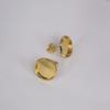Diámetro interior 12MM bañado en cobre imitación oro 18K pendiente 925 imitación plata proceso de clavo adecuado para pegar accesorios de bordado de tela