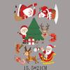 Suministro de Amazon Dibujo Animado Navidad Transferencia de Calor Ropa Transferencia de Calor Logotipo Calcomanías Estampado en Caliente Lavable Impresión Offset Transferencia de Calor
