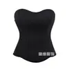 Suministro Transfronterizo Nuevo Top de Traje Rayado para Mujer Corsé de Espina de Pescado Cremallera Sexy para Ceñir la Cintura Corsé Moldeador Estilo Corte
