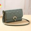Lonny Nova Bolsa para Celular Multifuncional Bolsa de Mão Estilo Coreano Simples Bolsa de Celular de Ombro Único Zíper de Camada Dupla Pequena Bolsa Transversal