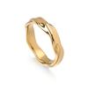Anillo de Ola Distorsionada de Moda Estilo Coreano Simple Brillante Anillo de Pareja Mobius Joyería de Mano al por Mayor