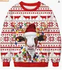Sudadera con capucha temática navideña europea y americana con estampado digital 3D, disponible en fabricantes POD, corte holgado y con capucha