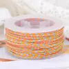 Fio de algodão de três cores de quatro fios Boting, pulseira de cordão colorido trançado feito à mão DIY, cordão para alça, resistente ao desgaste, material de cordão sem trama