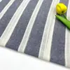 Punto de venta popular tela de algodón poliéster-algodón teñida en hilo vestido de camisa tela para cojín mantel tela de jacquard de rayas teñida en hilo