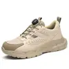 Zapatos de Seguridad Transpirables con Hebilla Giratoria para Hombre, Antiaplastastamiento, Antipenetración, Puntera de Acero, Ligeros, Cómodos, Protección Segura, Zapatos de Trabajo para Todas las Estaciones al por Mayor