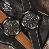 Reloj Mecánico Automático de Cuero Genuino Explosivo Vintage Genuino OCHSTIN Venta al por Mayor Reloj de Negocios Casual de Moda Hombres