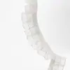 Gola Plissada com Babado de Chiffon de 2,2 cm Decoração para Roupa de Boneca Elástico Renda Artesanal DIY Acabamento