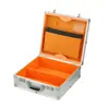 Caja de herramientas de aleación de aluminio tipo maleta nueva al por mayor, caja de almacenamiento multifunción con absorción de impactos, caja de aluminio, puede ser caja de herramientas de stock