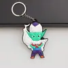 Llavero Colgante Dragon Ball Saiyan Broley Rey Mono Beiji Taya Madera Té Cadena de Llaves