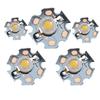 Lámpara de alta potencia de 1 W con fuente de alimentación puntual, placa de ciruela de 1 W, sustrato de aluminio de 20 mm, lámpara de imitación de lúmenes LED de luz cálida blanca
