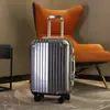 Mala de viagem de alumínio espessado de alto valor, rodas universais silenciosas, haste retrátil, estojo de bagagem, feminino, 24 polegadas, pequeno lote, fábrica transfronteiriça