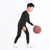 Mallas deportivas para niños con forro polar, traje deportivo cálido