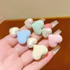 Pinza para el Cabello Corazón de Dopamina Dulce y Linda Pinza para el Flequillo para Niñas, Pinza Lateral, Pinza de Pato, Accesorio para el Cabello, Estilo Ins