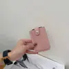 Portatarjetas corto de cuero con patrón de lichi, anti-RFID, anti-robo, para tarjetas de crédito, de visita, de transporte, superventas japonés y coreano