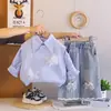 X Conjunto de Menina para Comércio Exterior Transfronteiriço 2026 Novo Estilo Colete de Tricô Coração Top Liso + Calça Longa Jeans Conjunto de Três Peças