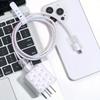Transparente Transfronterizo Adecuado para Cargador Apple de 20W Cubierta Protectora Cable de Datos iPhone Dispositivo Mordedor de Cable Creativo Anti-Rotura