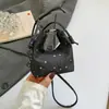 2026 Bolso Nuevo Dulce Fruncido, Bolso Único y Elegante tipo Dumpling para el Viaje Diario, Bolso de Hombro y Axila con Tela de Patrón de Estrellas