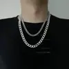 Colar Cubano Doce e Descolado Estilo Streetwear para Homens e Mulheres, Estilo Hip-Hop Moderno, Corrente de Clavícula Personalizada de Luxo Leve, Corrente de Suéter, Acessório de Corrente para Moletom